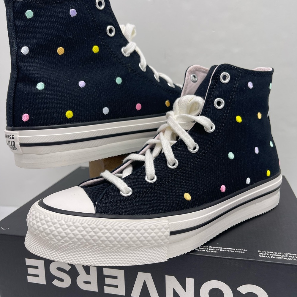 Converse WMNS Multi Polka Dot High-Tops
CTAS EVA LIFT HI
BLACK/VINTAGE Sneakers - Picture 8 of 16